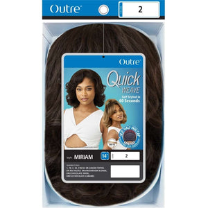 Outre Quick Weave Synthetic Half Wig - Miriam