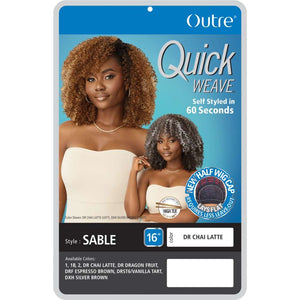 Outre Quick Weave Synthetic Half Wig - Sable