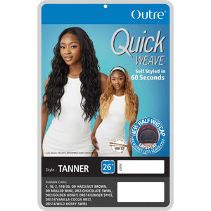 Outre Quick Weave Synthetic Half Wig - Tanner