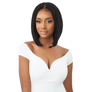 Outre Synthetic 4" x 4" Lace Front Wig - Box Braid Bob 12"