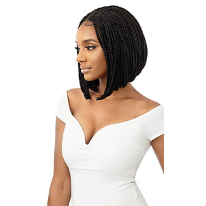 Outre Synthetic 4" x 4" Lace Front Wig - Box Braid Bob 12"