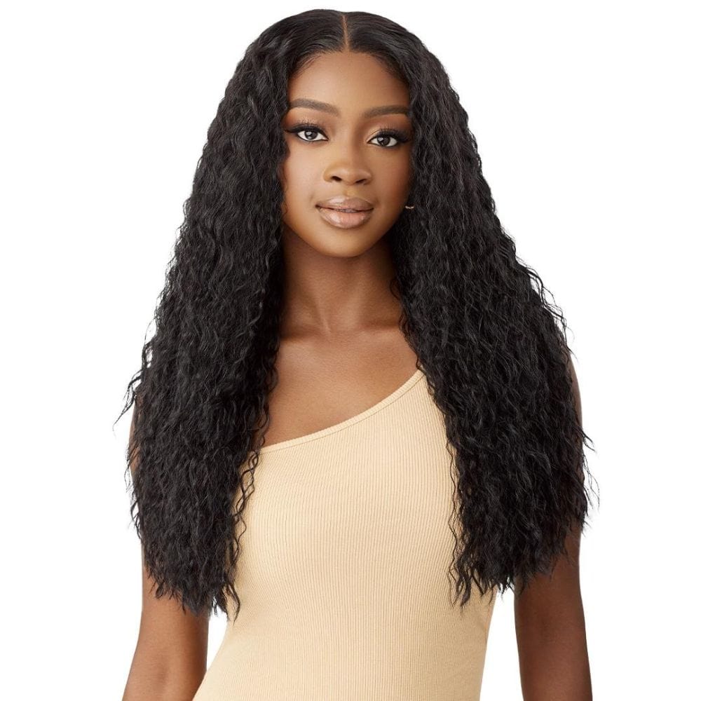 Outre Synthetic 5x5 Lace Closure Wig - HHB Peruvian Water Wave 24"