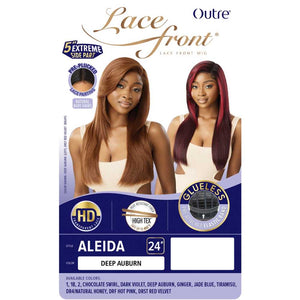 Outre Synthetic Basic HD Lace Front Wig - Aleida