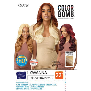 Outre Synthetic Color Bomb Lace Front Wig - Yavanna
