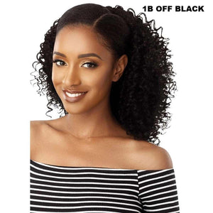 Outre Synthetic Drawstring Ponytail - 3B Bouncy Curls 18"