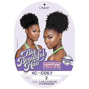Outre Synthetic Drawstring Ponytail - 4C Coily