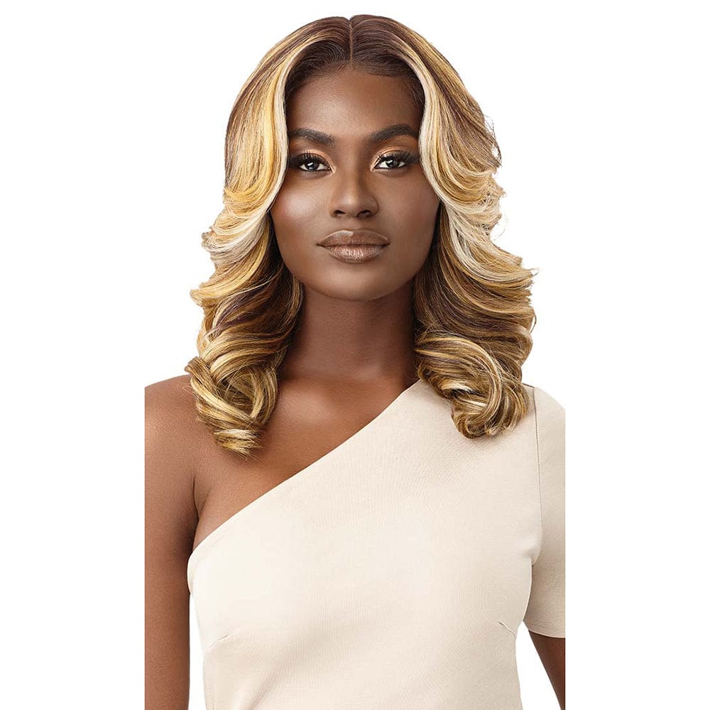 Outre Synthetic HD Transparent Lace Front Wig - Elina