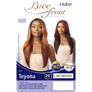 Outre Synthetic HD Transparent Lace Front Wig - Teyona