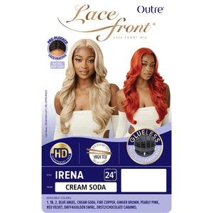 Outre Synthetic Glueless HD Lace Front Wig - Irena