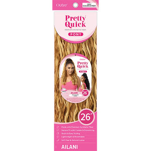 Outre Synthetic Pretty Quick Ponytail - Ailani 26"
