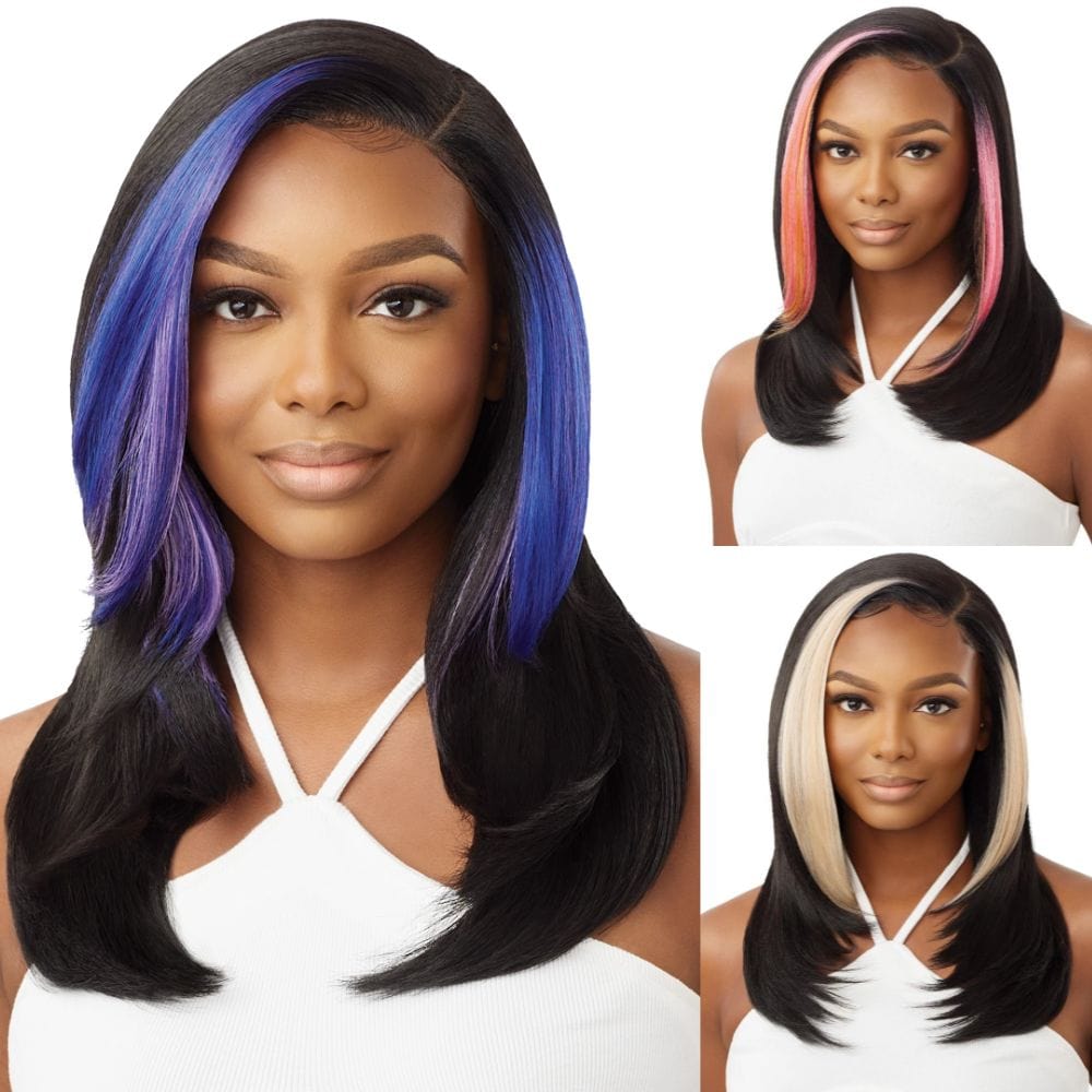 Outre Synthetic SleekLay Part Lace Front Wig - Etina