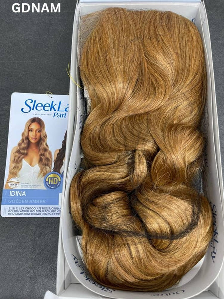 Outre Sleek Lay Part Synthetic Lace Front Wig - CHANELLE (CINNAMON SPICE)