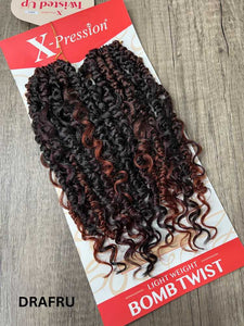 Outre Twisted Up Crochet Hair - 2x Boho Wavy Bomb Twist 10"