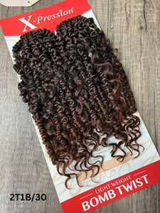 Outre Twisted Up Crochet Hair - 2x Boho Wavy Bomb Twist 10"
