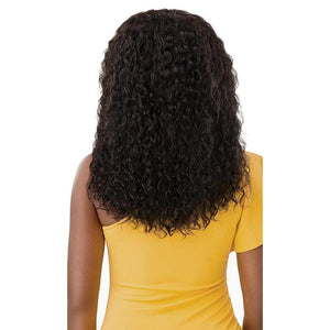 Outre Wet & Wavy Human Hair Lace Part Wig - Deep Curl 20"
