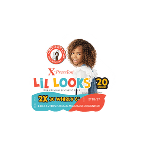 Outre X-Pression Lil Looks Crochet Hair - 2x 3C Whirly 6"