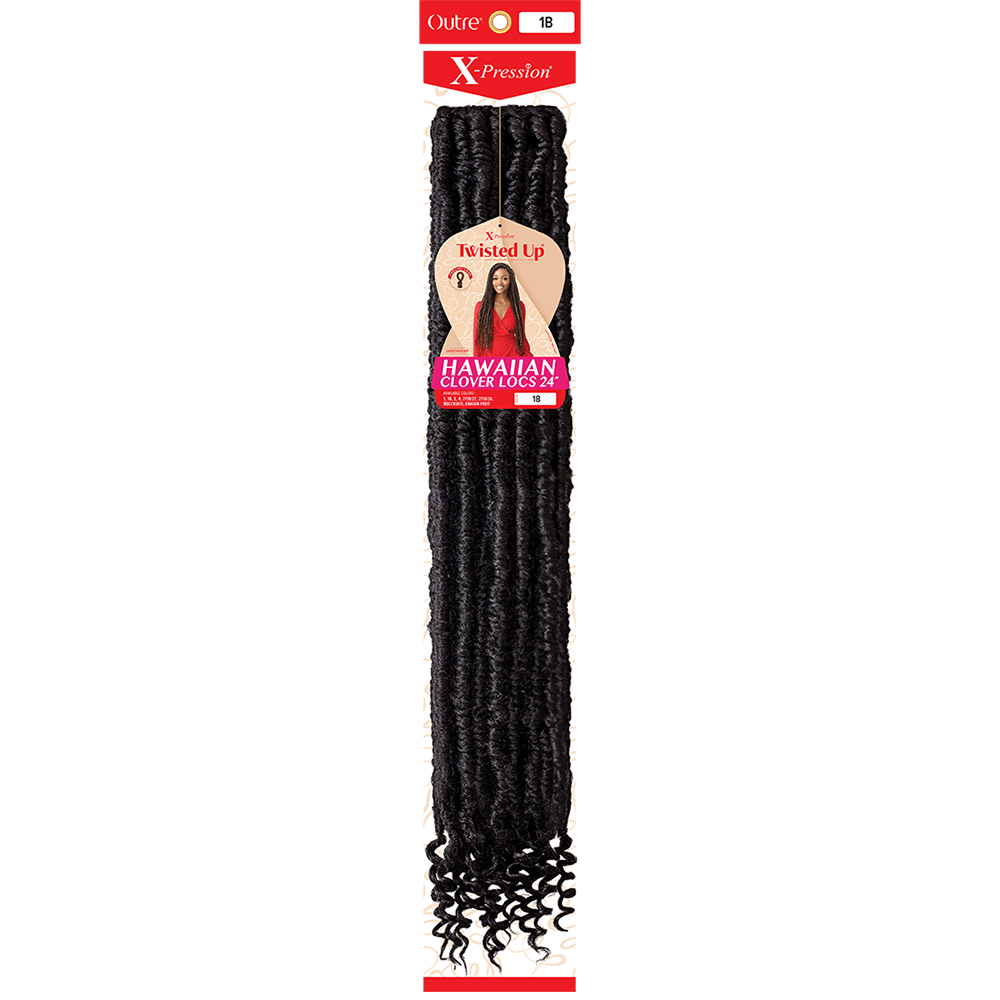 Outre X-Pression Twisted Up Crochet Hair - Hawaiian Clover Locs 24