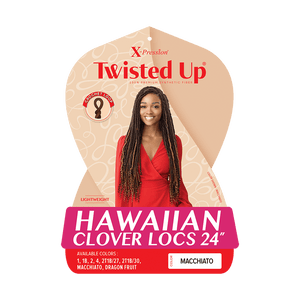 Outre X-Pression Twisted Up Crochet Hair - Hawaiian Clover Locs 24"
