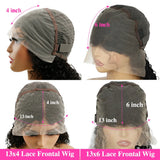 P4/27 highlight straight human hair lace front wig for women, 200 density, pre-plucked HD lace frontal wig
