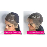P4/27 Ombre Highlight 100% Human Hair Water Wave Wig 36 Inch 13x4 HD Transparent Lace Frontal Curly Wigs Pre Plucked For Women