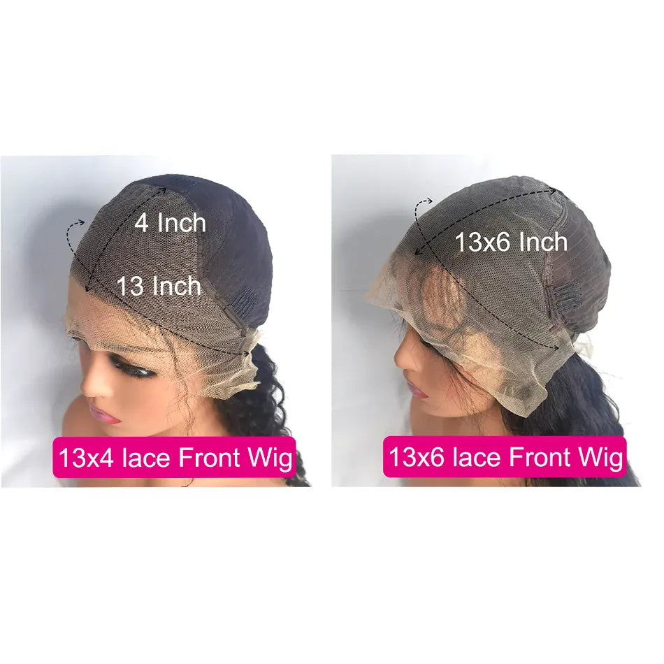 P4/27 Ombre Highlight 100% Human Hair Water Wave Wig 36 Inch 13x4 HD Transparent Lace Frontal Curly Wigs Pre Plucked For Women
