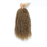 Passion Twist Synthetic Hair 1-8 Packs Passion Twist Crochet Hair for Black Women, Prelooped Crochet Twist Hair with Curly Ends