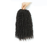 Passion Twist Synthetic Hair 1-8 Packs Passion Twist Crochet Hair for Black Women, Prelooped Crochet Twist Hair with Curly Ends