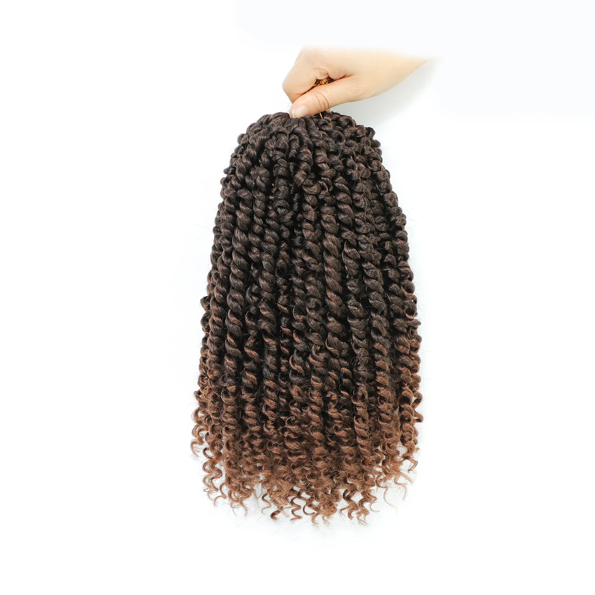 Passion Twist Synthetic Hair 1-8 Packs Passion Twist Crochet Hair for Black Women, Prelooped Crochet Twist Hair with Curly Ends