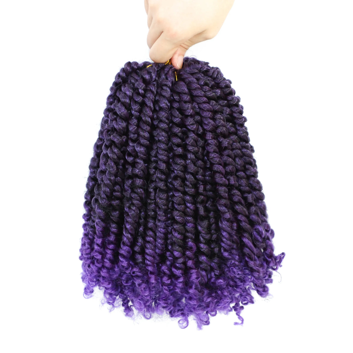 Passion Twist Synthetic Hair 1-8 Packs Passion Twist Crochet Hair for Black Women, Prelooped Crochet Twist Hair with Curly Ends