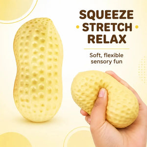 Peanut Squishy Fidget Toy, Soft Slow Rising Sensory Stress Relief Squeeze for Kids and Adults