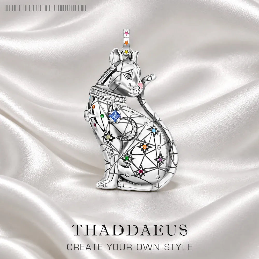 Pendant Cat Constellation,2022 Brand New Fine Jewelry Europe Style Accessories Bohemia Gift For Women