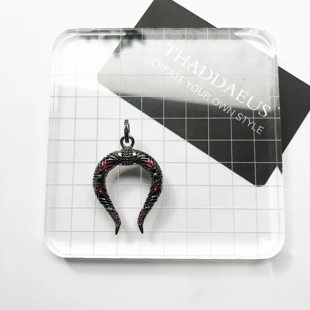 Pendant Chinese Dragon Horns Fashion Jewelry Europe Style 925 Sterling Silver Accessories Gift For Women & Men