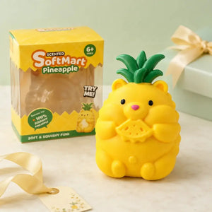 Pineapple Bear Squishy Fidget Toy, Soft Fast Rebound Sensory Stress Relief Squeeze