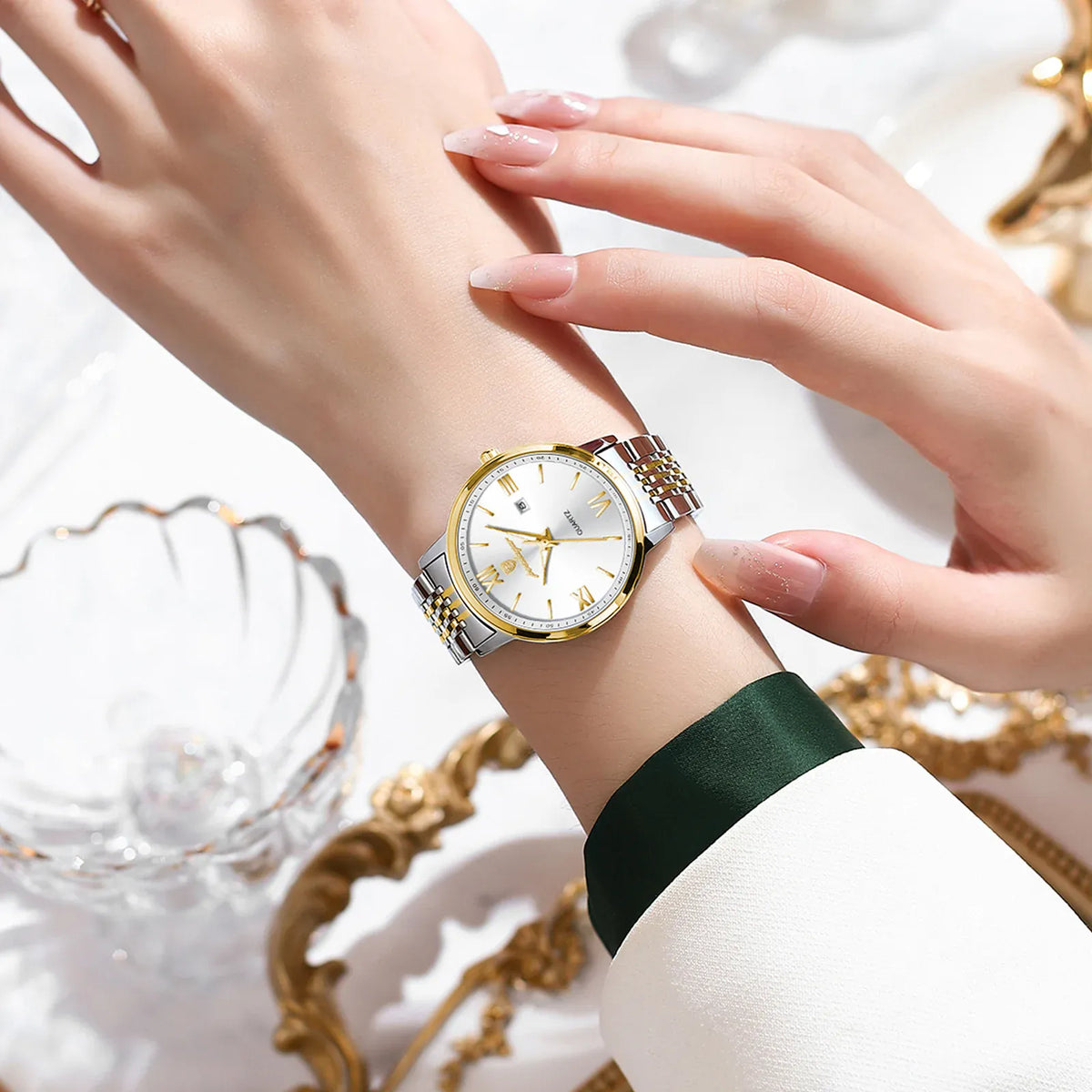 POEDAGAR Exquisite Woman Watch Waterproof Luminous Date Ladies Watch High Quality Stainless Steel Elegant Women's Quartz Watches