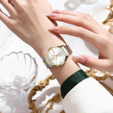 POEDAGAR Exquisite Woman Watch Waterproof Luminous Date Ladies Watch High Quality Stainless Steel Elegant Women's Quartz Watches