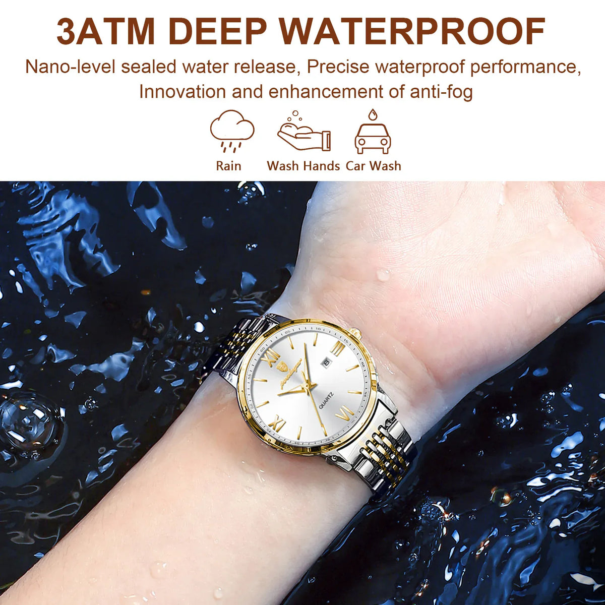 POEDAGAR Exquisite Woman Watch Waterproof Luminous Date Ladies Watch High Quality Stainless Steel Elegant Women's Quartz Watches