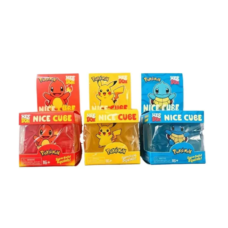 Pokemon Nice Cube Squishy Fidget Toy, Soft Sensory Stress Relief Squeeze