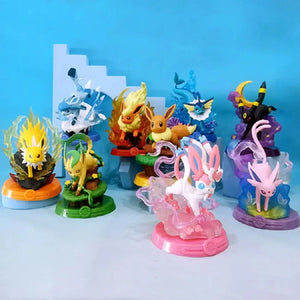 Pokémon Pikachu & Eevee Adventure Blind Box Figure, Anime Desktop Collectible, 8-Style Mystery Box