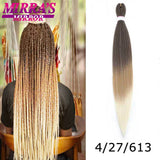Pre Stretched Braiding Hair Ombre Jumbo Braids Hair Extensions YAKI Straight Synthetic Braid 1/3/6/8/10 Pcs Bulk Mirra's Mirror