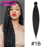 Pre Stretched Braiding Hair Ombre Jumbo Braids Hair Extensions YAKI Straight Synthetic Braid 1/3/6/8/10 Pcs Bulk Mirra's Mirror