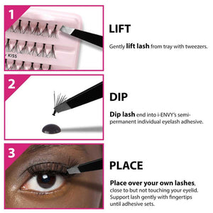 Premium Individual Lash Glue Black Waterproof Strong Hold - KPEG01