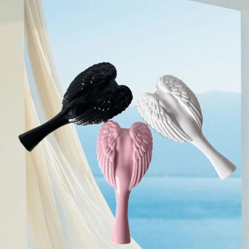 Professional Mini Tangle Angel Hairbrush Comb Anti-static Hair Brush Detangling Air Cushion Comb For Salon Hairdressing Tools