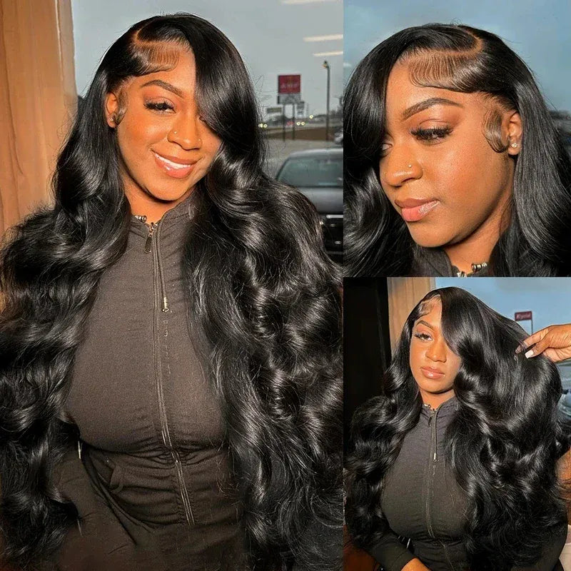 Raw Peruvian Body Wave 250% Density 13x6 HD Lace Front Human Hair Wigs 13x4 Frontal Wigs Women Glueless Closure Wigs