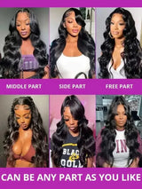 Raw Peruvian Body Wave Human Hair Wig for Women 40-42 Inch HD Lace Front 13x6 Glueless Closure 13x4 Frontal Wigs