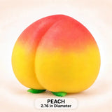 Realistic Fruit Squishy Stress Relief Toy, Soft Stretchy Squeeze Fidget Toy for Kids and Adults