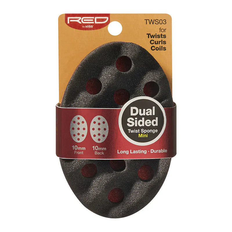 Red BY Kiss Dual Sided Twist Sponge Mini