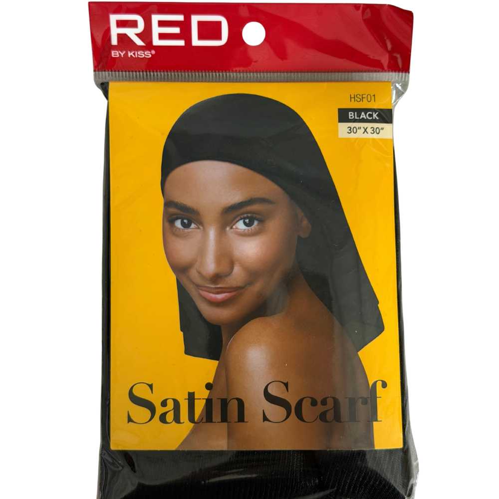 Red by Kiss Silky Satin Scarf 30" x 30" - HSF01