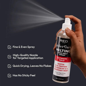 Red By Kiss Styler Fixer Lace Melting Spray 8 oz
