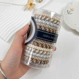 S/S 15pcs/box High Elastic Hair Rubber Bands For Women Hair Tie Girls Ponytail Holder Hair Rope Hairbands Knekki Haar Elastiek