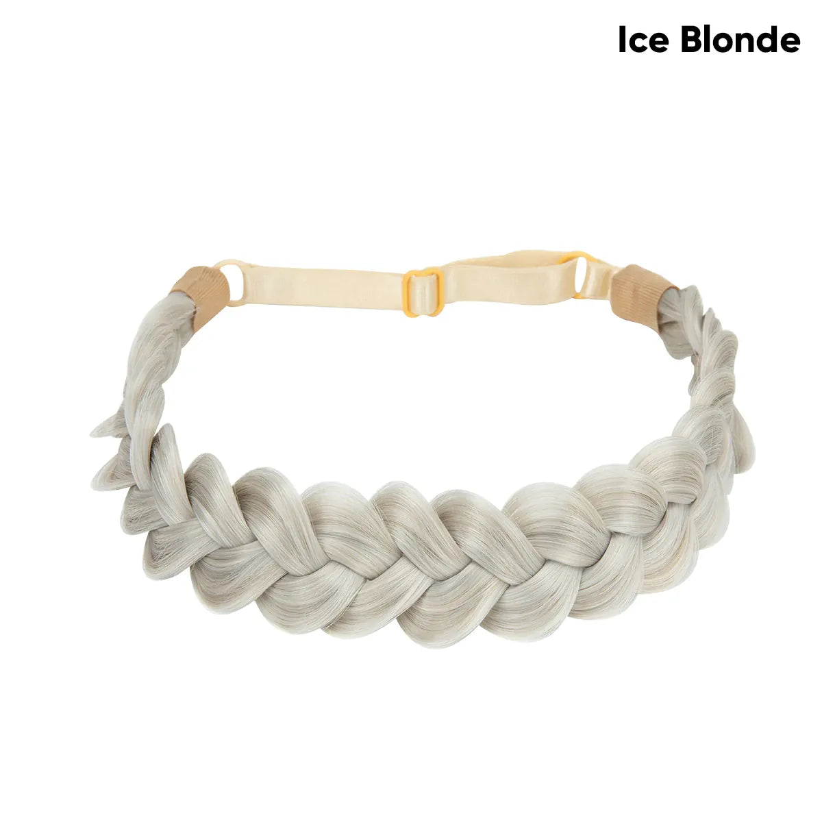 Sarah's synthetic French braided headband/hairband, a bohemian-style hair accessory for women, perfect for creating braided hair